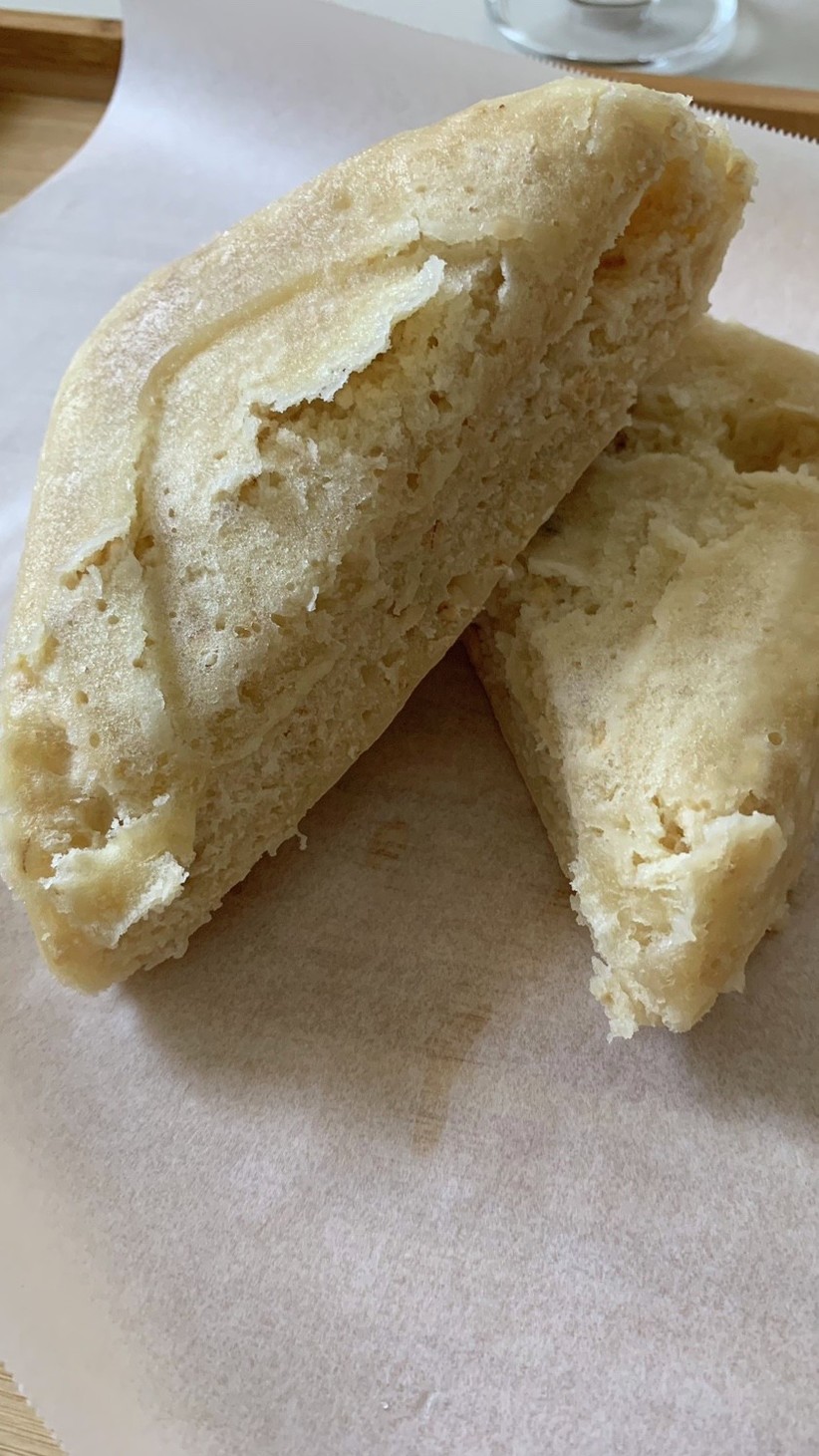 ほんのり甘いオートミール蒸しパンの画像