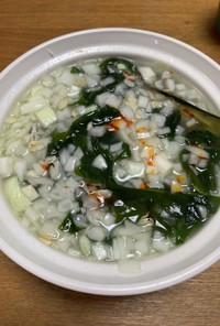 老郷(ラオシャン)風オートミールのスープ