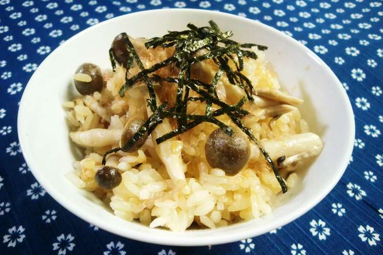 超簡単 バター醤油のしめじご飯 レシピ 作り方 By ｍａｒｉ クックパッド