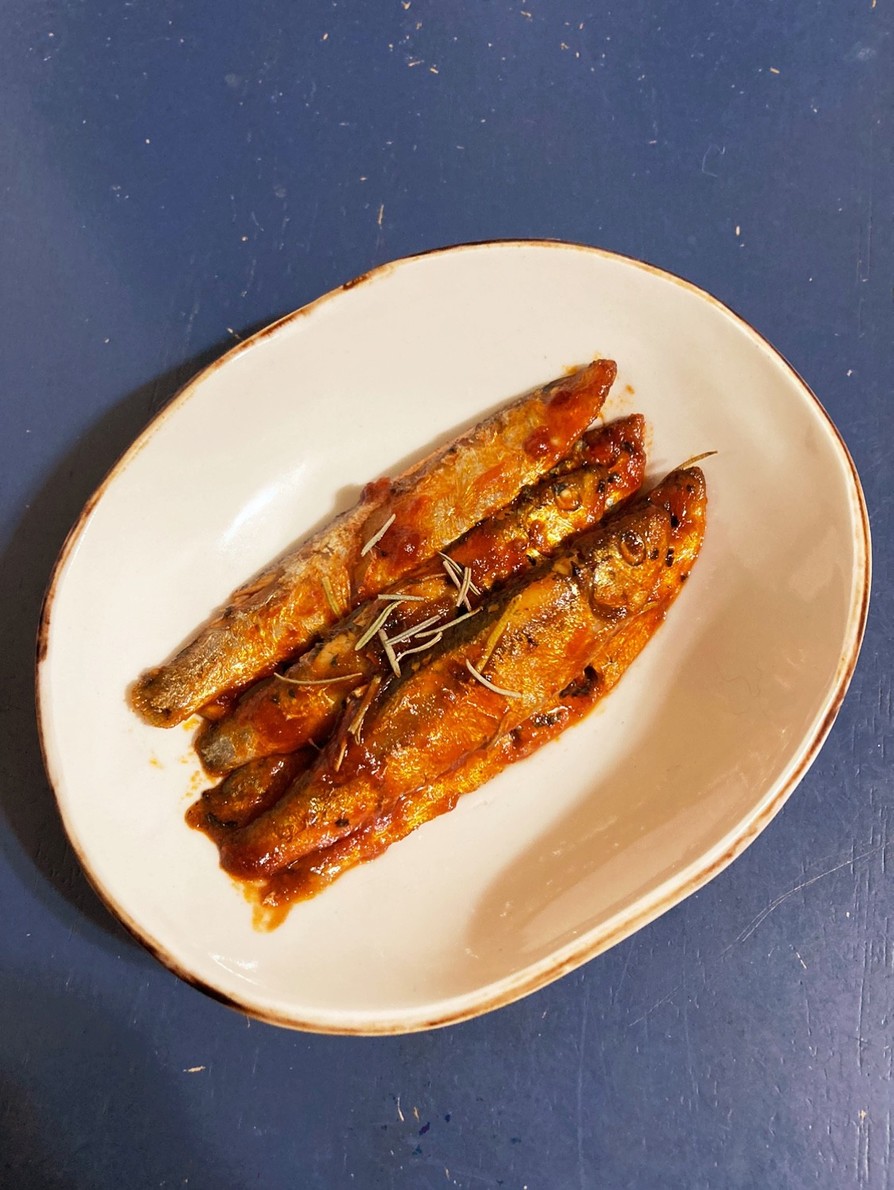 常備菜☆バルト海いわしの簡単トマト煮の画像