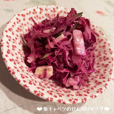紫キャベツのせん切りサラダ♪の写真