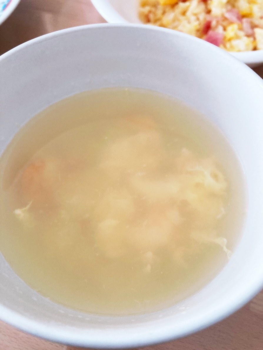 エビと卵の中華スープの画像