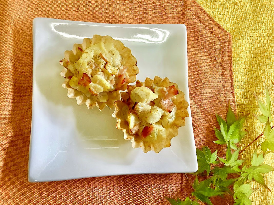 筍とハムの味噌マヨグラタンの画像