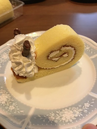 かたつむりのロールケーキの写真