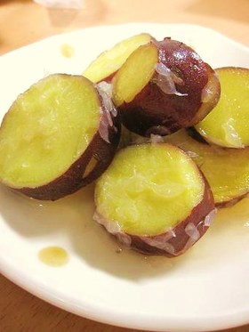 さつまいもとグレープフルーツの蜂蜜煮