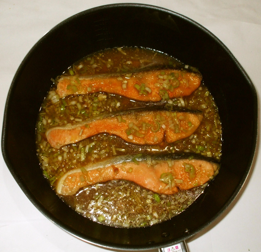 魚・鮭の甘辛煮♪冷え痛み簡単漢方薬膳料理の画像