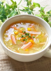 ほっとする♡優しい味の野菜スープ