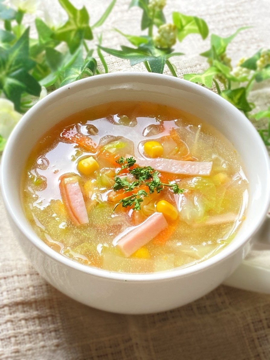 ほっとする♡優しい味の野菜スープの画像