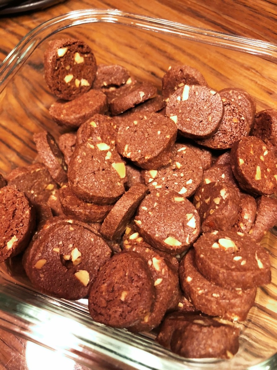 甘さ控えめチョコアイスボックスクッキーの画像