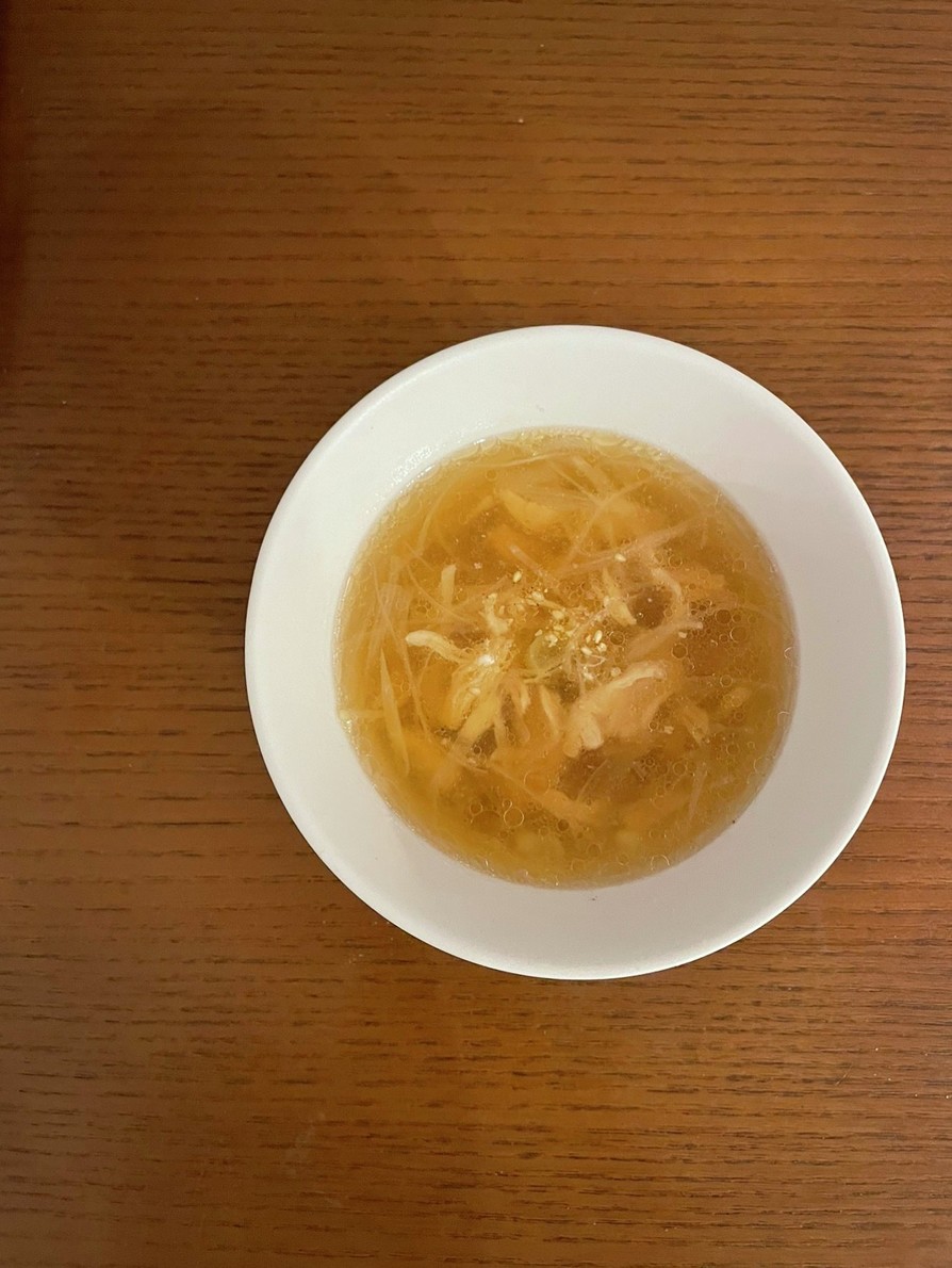 ネギと生姜の整いスープの画像