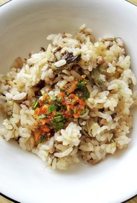 韓国料理　ナスの炊き込みご飯 / 가지밥