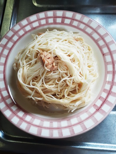 簡単★柚子胡椒で素麺チャンプルーの写真