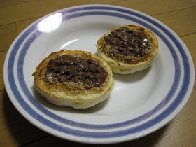 ★トースターで2分♪ ごまチョコトースト