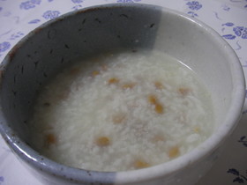 一番好きな納豆料理♡それは白がゆ♡