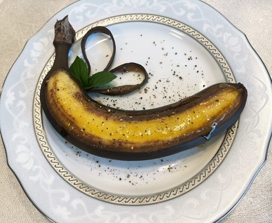 大人の焼きバナナの写真