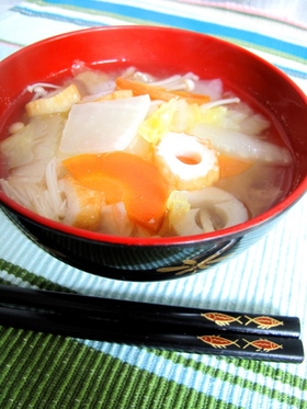 塩麹さんで野菜たっぷりスープ♪