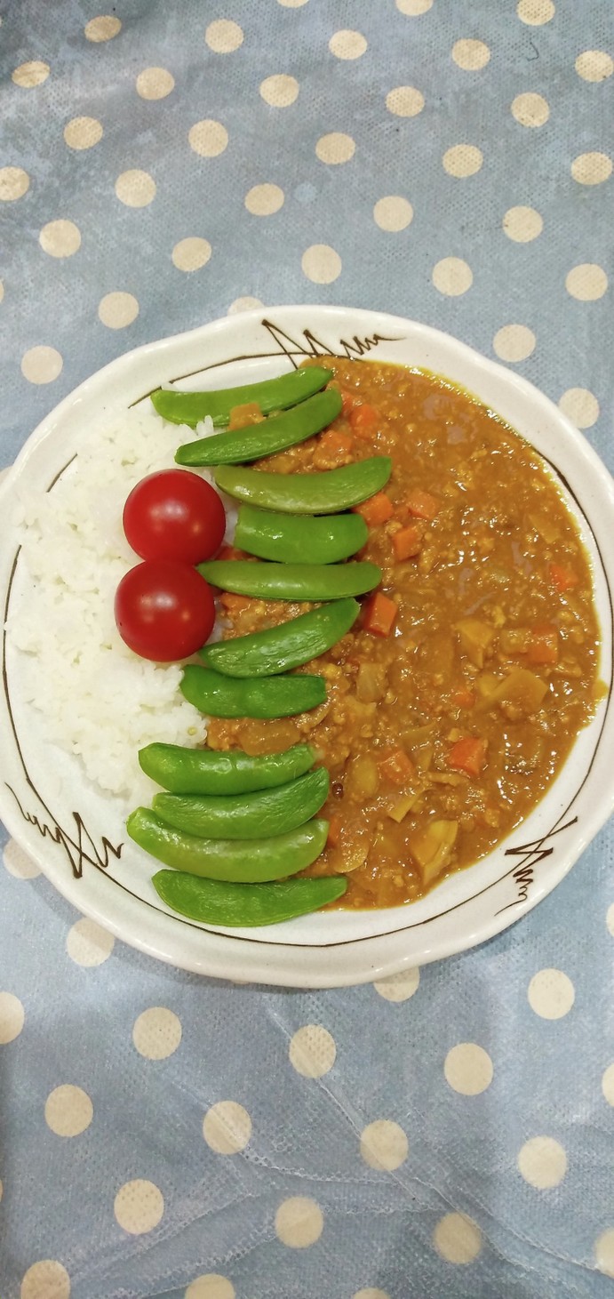 レンジでチン！キーマカレーの画像