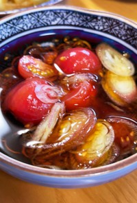 茗荷トマトの素麺つゆ