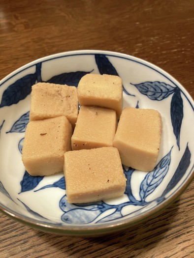 だし道楽で作る簡単高野豆腐の写真