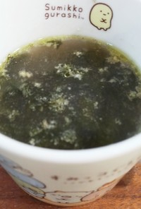マグカップで作るカンタン韓国風スープ