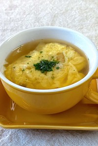 インスタントスープに溶き卵で癒しのスープ