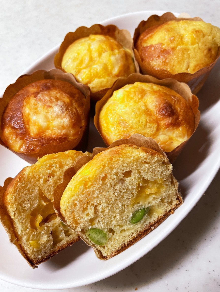 ハラペーニョコーンマフィンのレシピ