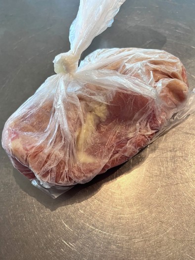 楽ウマ鶏肉の冷凍保存の写真