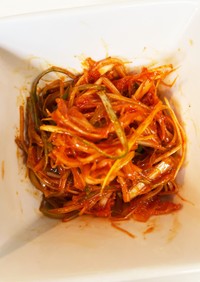 簡単パムチム　長葱の韓国サラダ