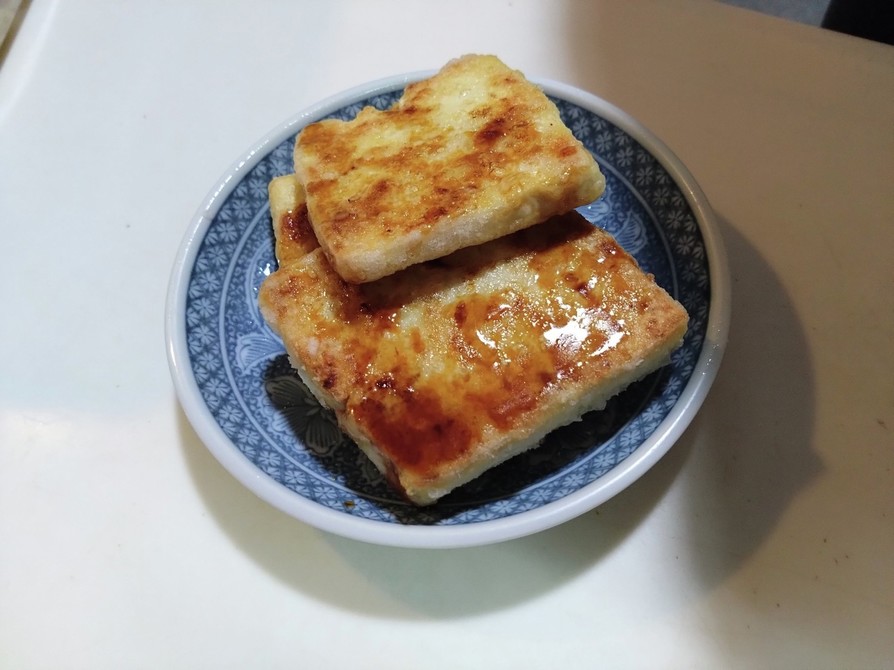 お豆腐の甘辛揚げ焼きの画像