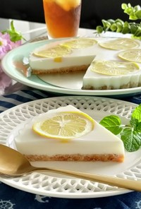 レモンヨーグルトタルト#焼かないケーキ