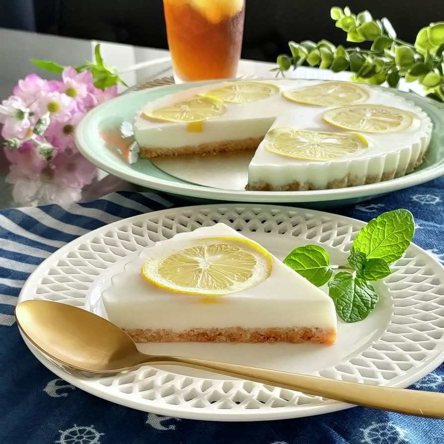 レモンヨーグルトタルト#焼かないケーキの画像