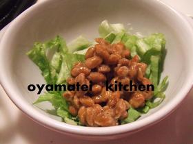 リバウンド防止!食前レタス納豆ダイエット