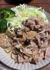 マヨ入り生姜焼き