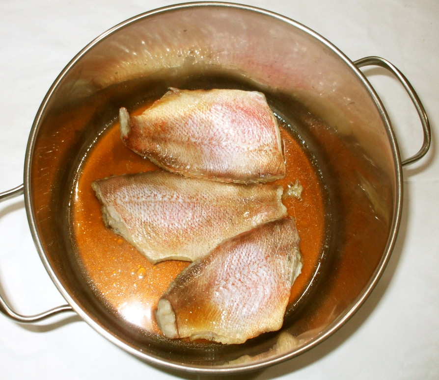 赤魚の煮つけ♪冷えによる下痢簡単漢方薬膳の画像