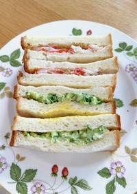 きゅうりのサンドイッチ