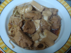 野菜をたっぷり入れてズバリ鳥のさっぱり煮