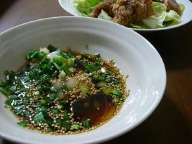 自分でドレッシング☆香味ソース:唐揚げに