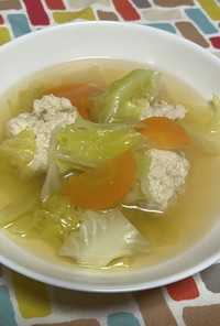 超簡単☆豆腐の団子スープ♪♪
