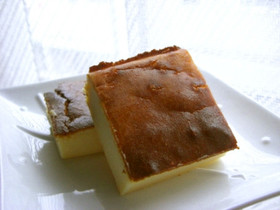 ココナッツ風味のあっさりチーズケーキ