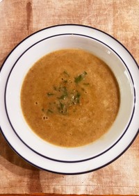 レンズ豆のヘルシースープ