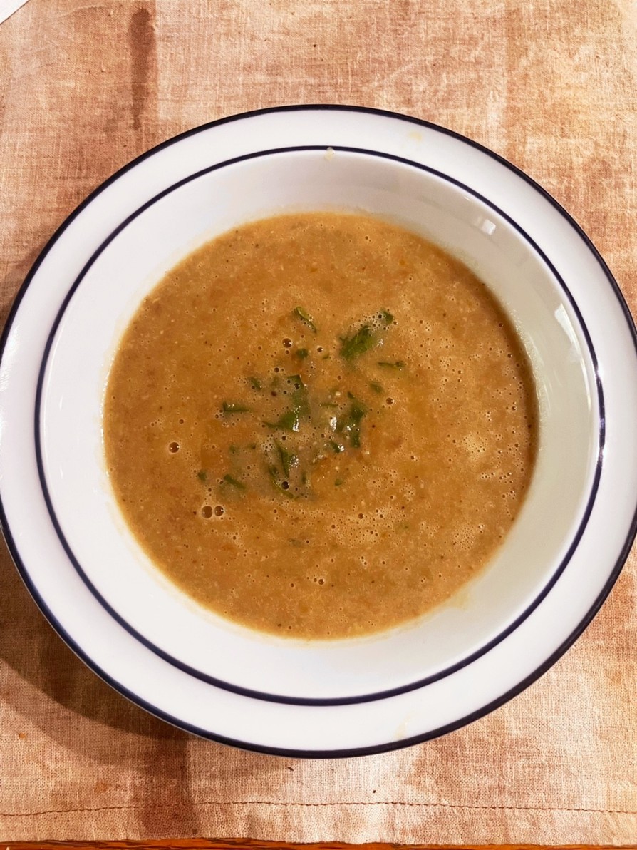 レンズ豆のヘルシースープの画像