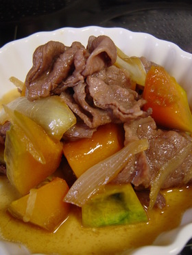 酒の肴&丼にも、すきやき!かぼちゃ