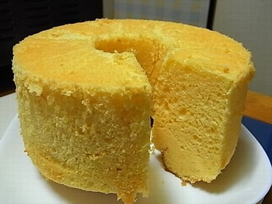 チーズのシフォンケーキの写真