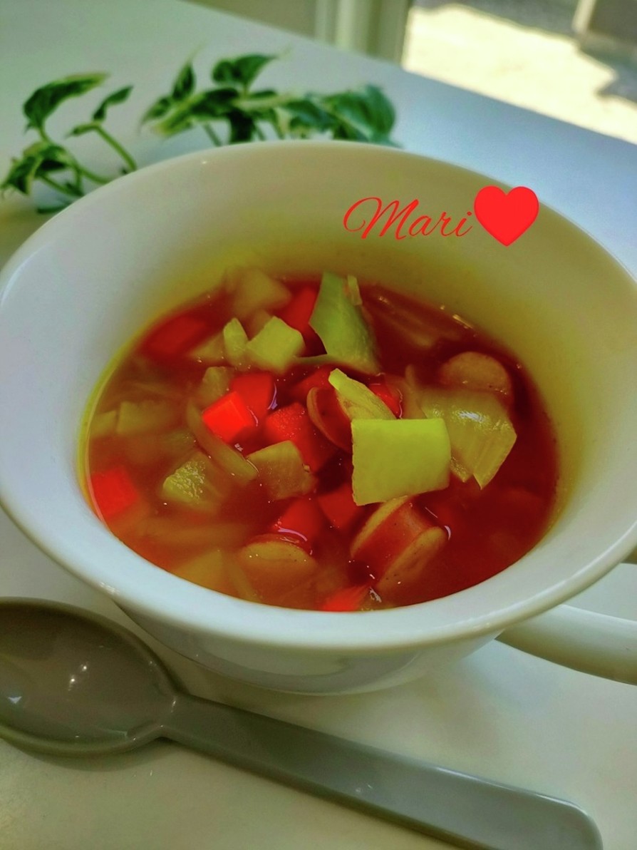 クミン香る✧食べる根菜スープの画像