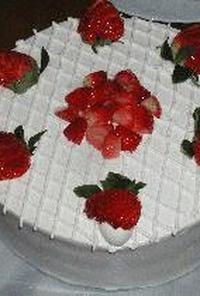 ◆◇デコ◇◆苺のケーキ　誕生日に☆