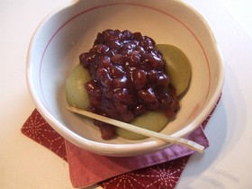 レンジで作れる☆お茶だんご☆