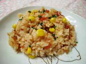 超簡単★シーチキン入りトマトライス
