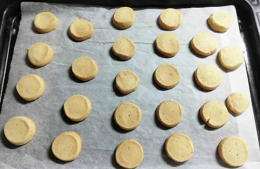 【簡単】材料３つのクッキーの画像