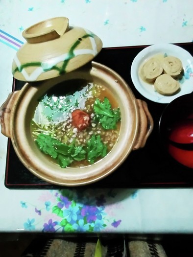 OH!奈良料理　ボア風お手軽朝食茶粥の写真