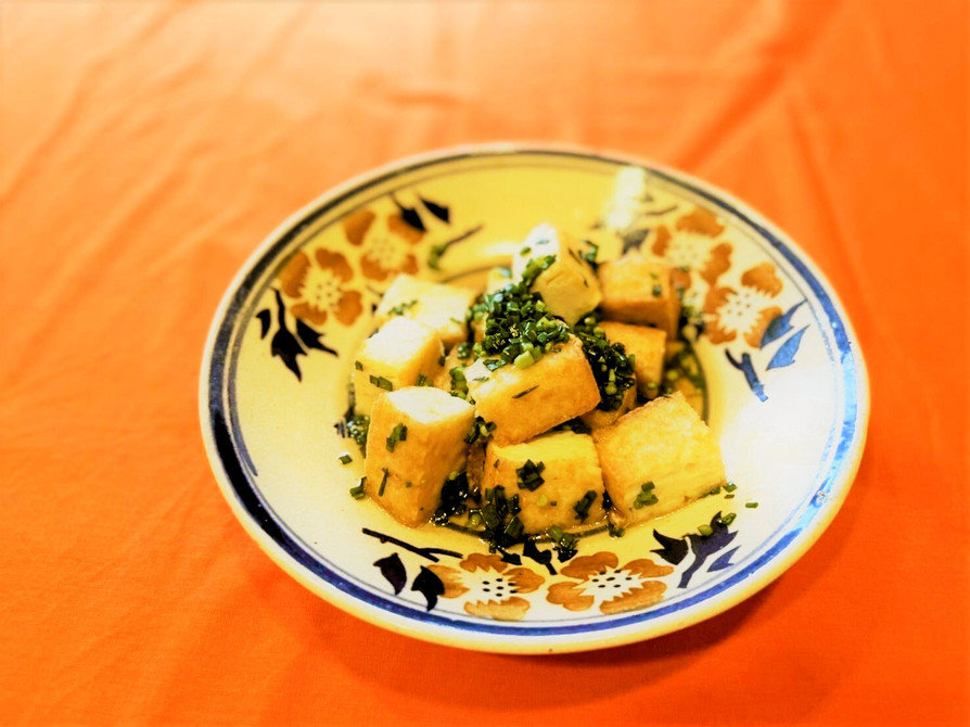 揚げ豆腐のヌクマム漬けの画像